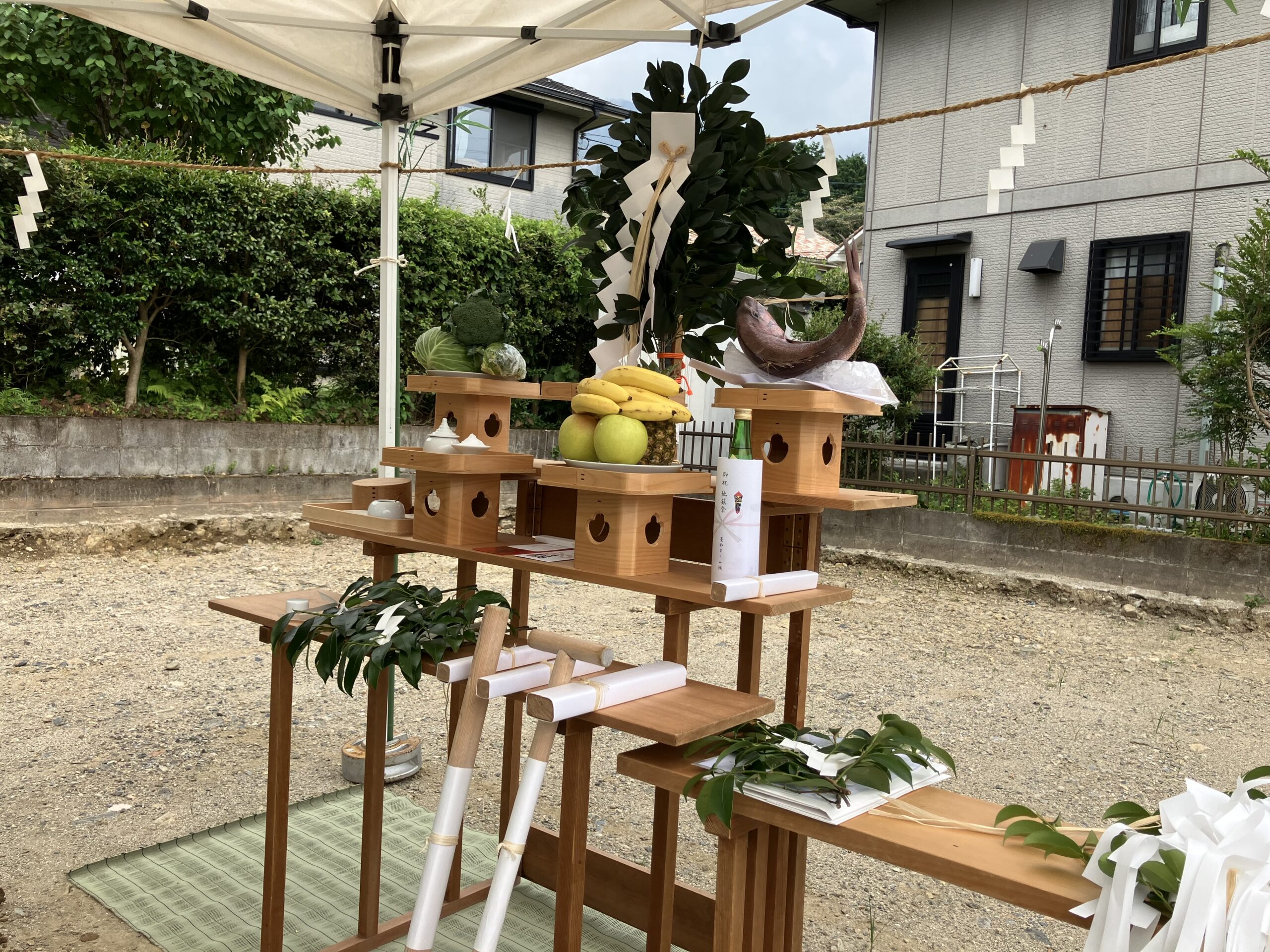 八屋戸の家　地鎮祭